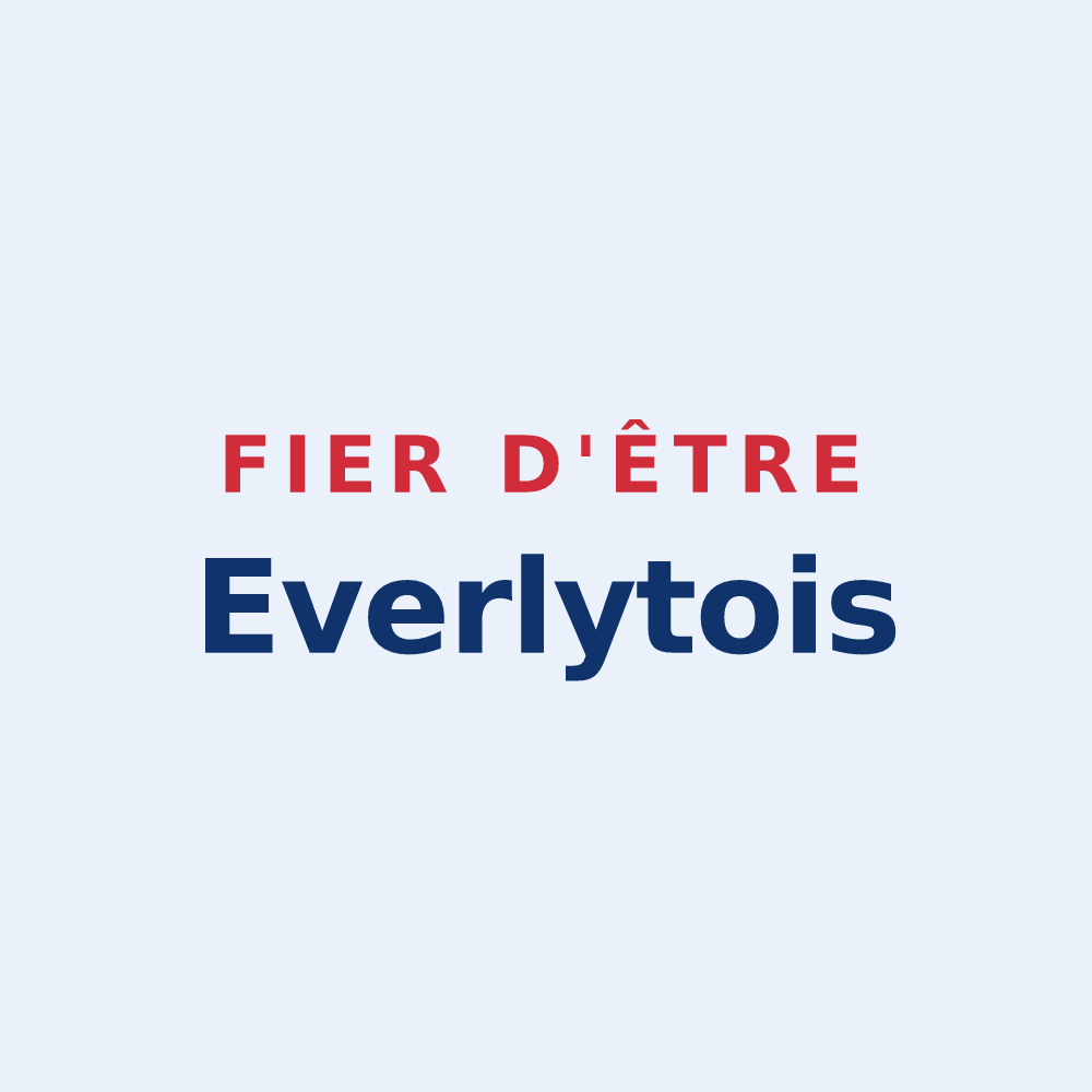 Sticker « Fier d'être Everlytois » — design pour Everly