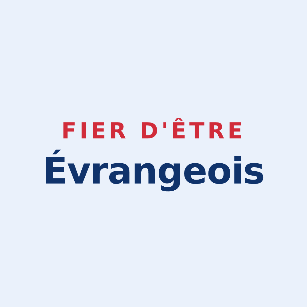 Sticker « Fier d'être Évrangeois » — design pour Évrange