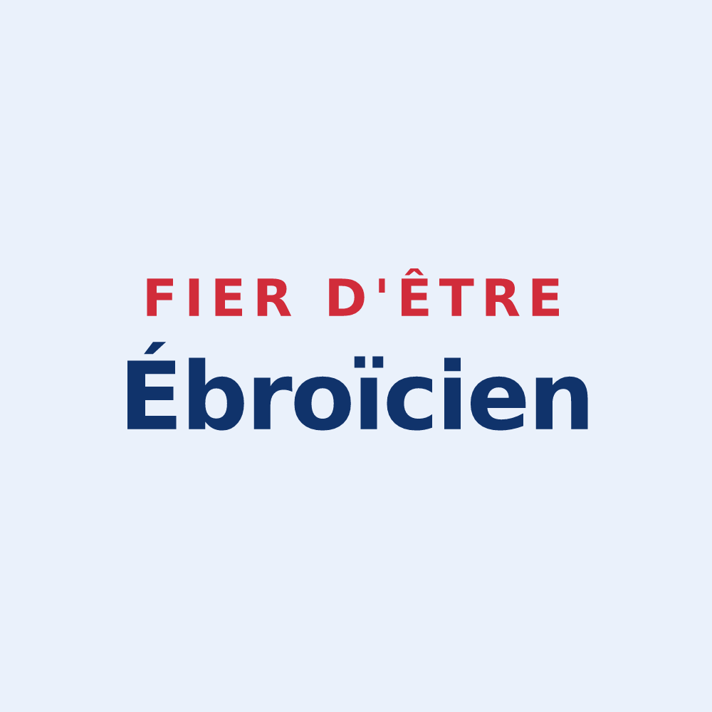 Sticker « Fier d'être Ébroïcien » — design pour Évreux