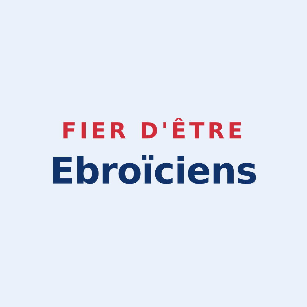Sticker « Fier d'être Ebroïciens » — design pour Évricourt