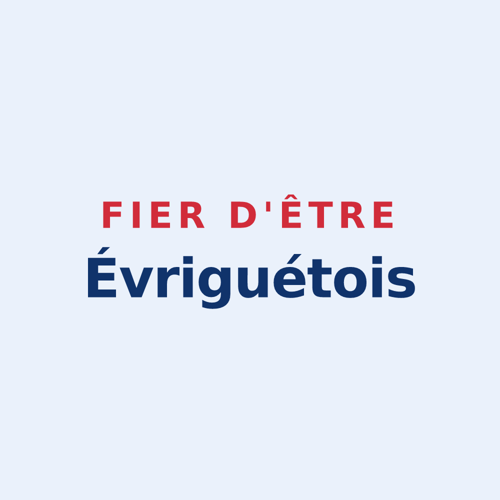 Sticker « Fier d'être Évriguétois » — design pour Évriguet