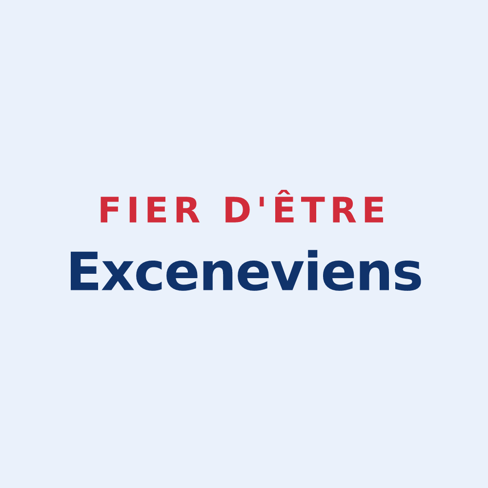 Sticker « Fier d'être Exceneviens » — design pour Excenevex