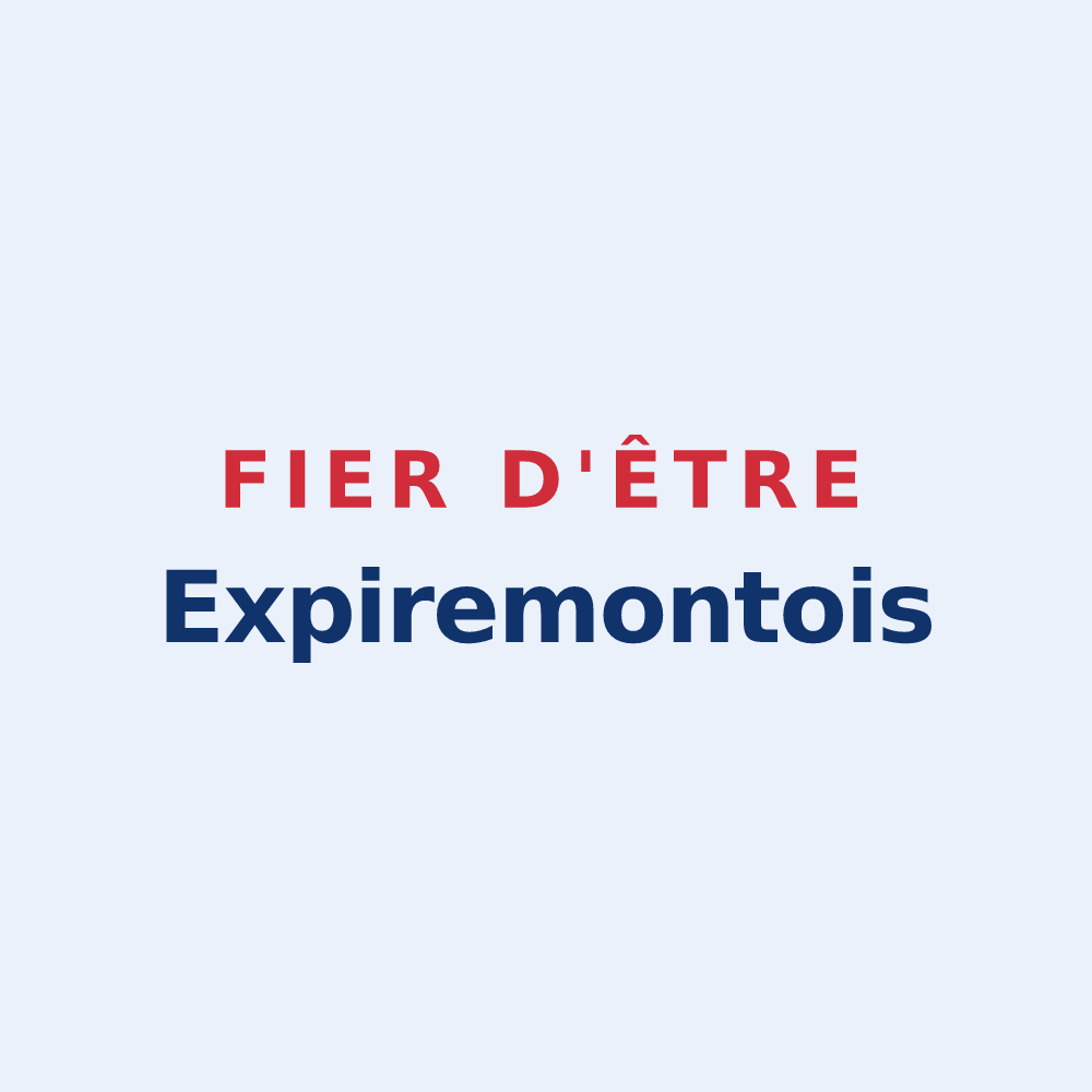 Sticker « Fier d'être Expiremontois » — design pour Expiremont