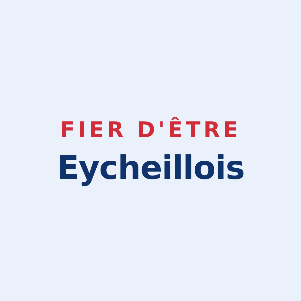 Sticker « Fier d'être Eycheillois » — design pour Eycheil