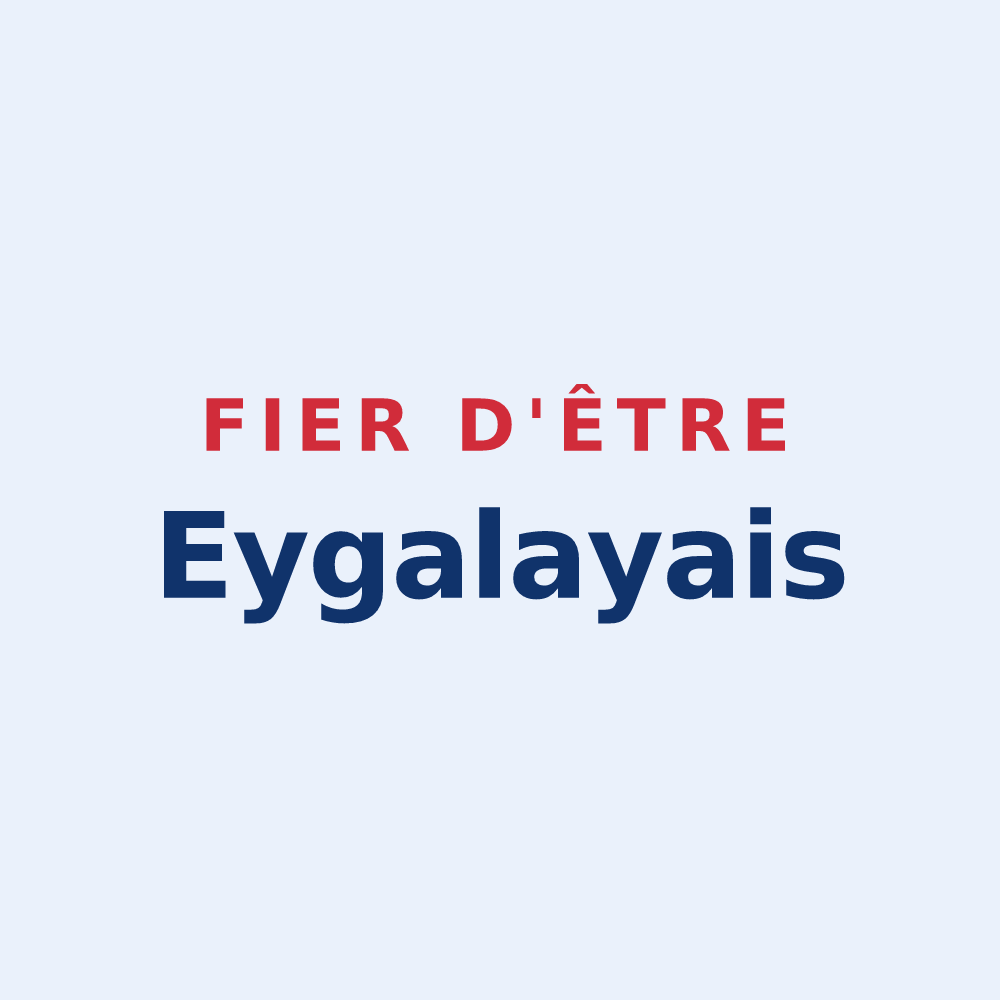 Sticker « Fier d'être Eygalayais » — design pour Eygalayes