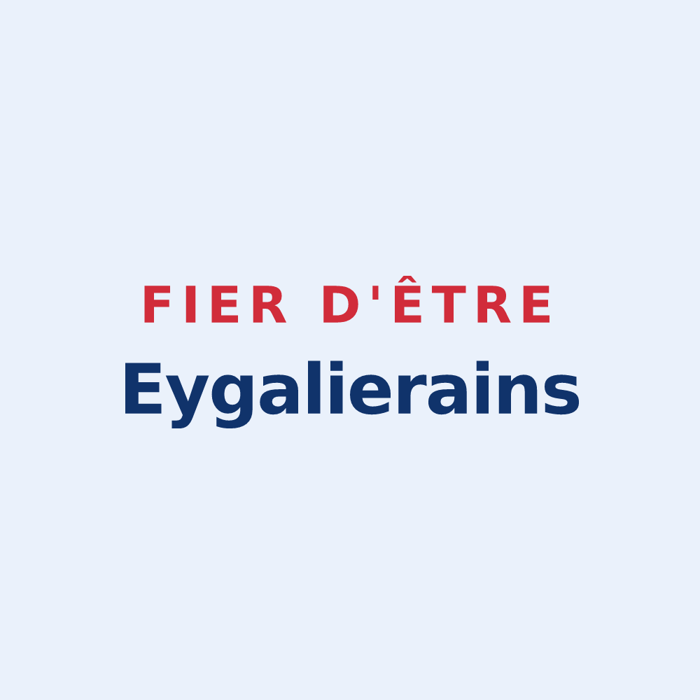 Sticker « Fier d'être Eygalierains » — design pour Eygaliers