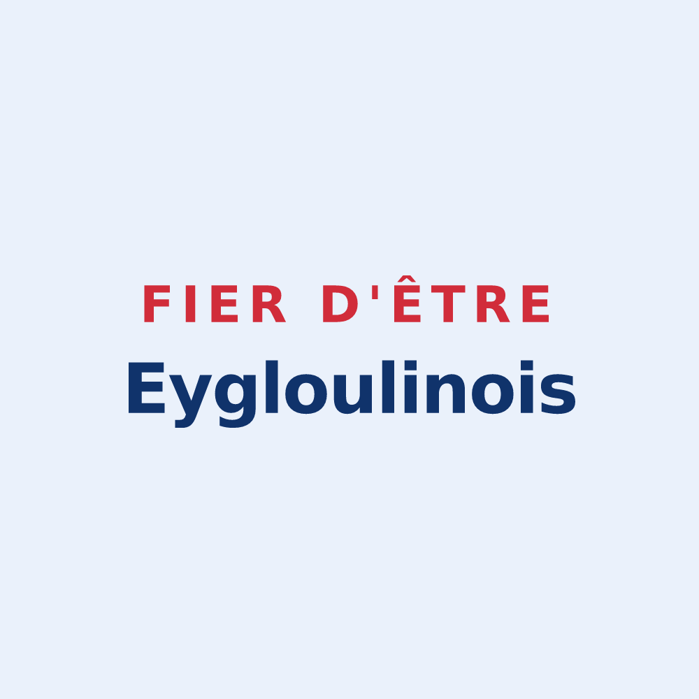 Sticker « Fier d'être Eygloulinois » — design pour Eygluy-Escoulin