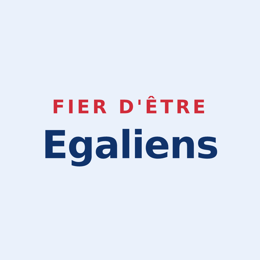 Sticker « Fier d'être Egaliens » — design pour Eyjeaux