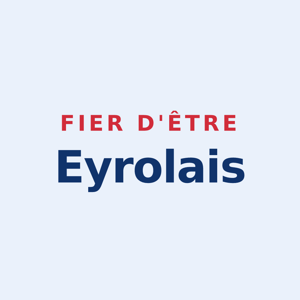 Sticker « Fier d'être Eyrolais » — design pour Eyroles