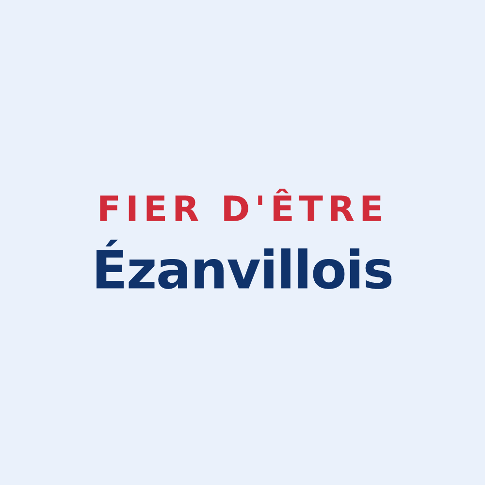 Sticker « Fier d'être Ézanvillois » — design pour Ézanville