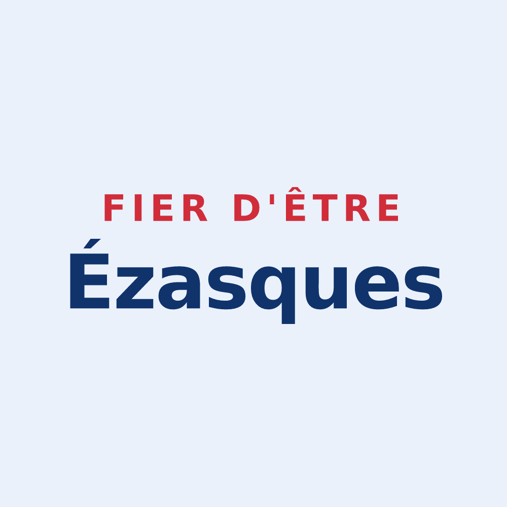 Sticker « Fier d'être Ézasques » — design pour Èze