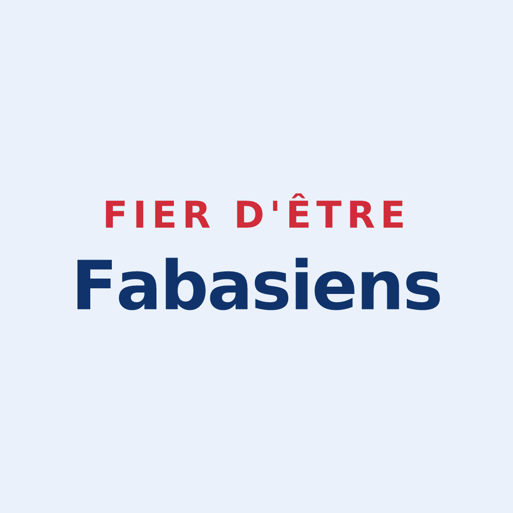 Sticker « Fier d'être Fabasiens » — design pour Fabas