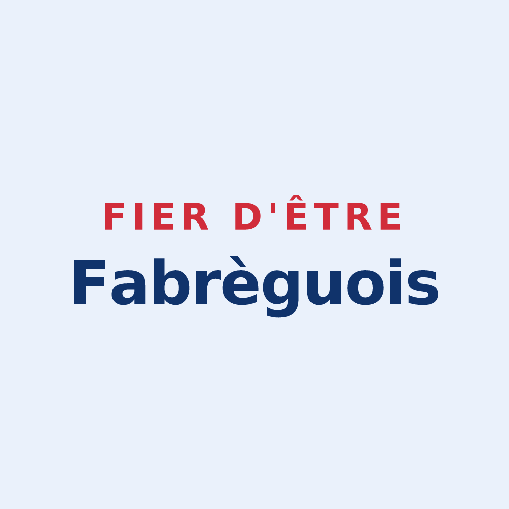 Sticker « Fier d'être Fabrèguois » — design pour Fabrègues