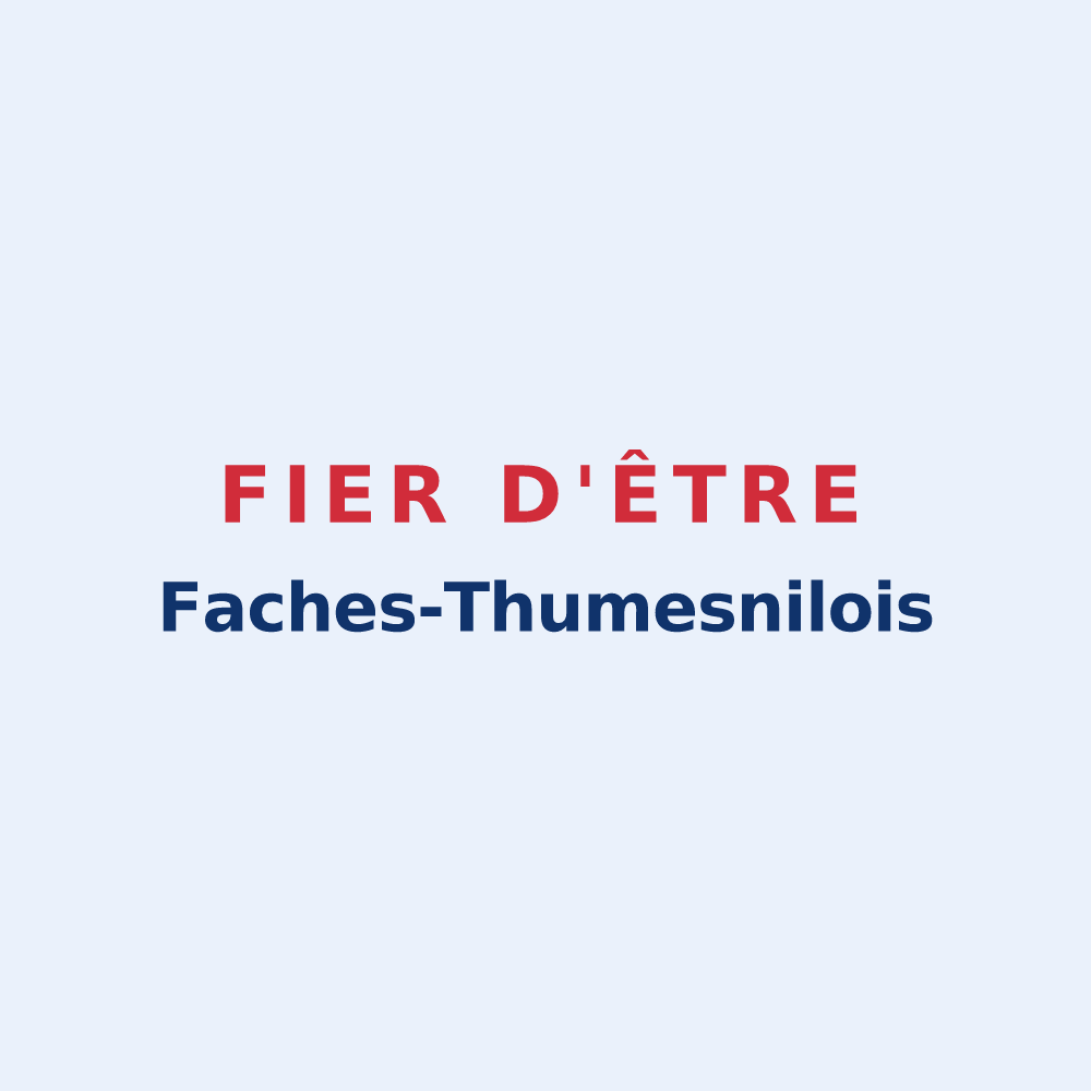 Sticker « Fier d'être Faches-Thumesnilois » — design pour Faches-Thumesnil