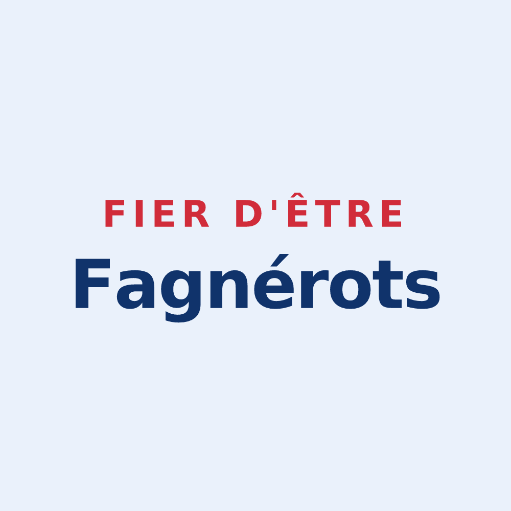 Sticker « Fier d'être Fagnérots » — design pour Fagnières
