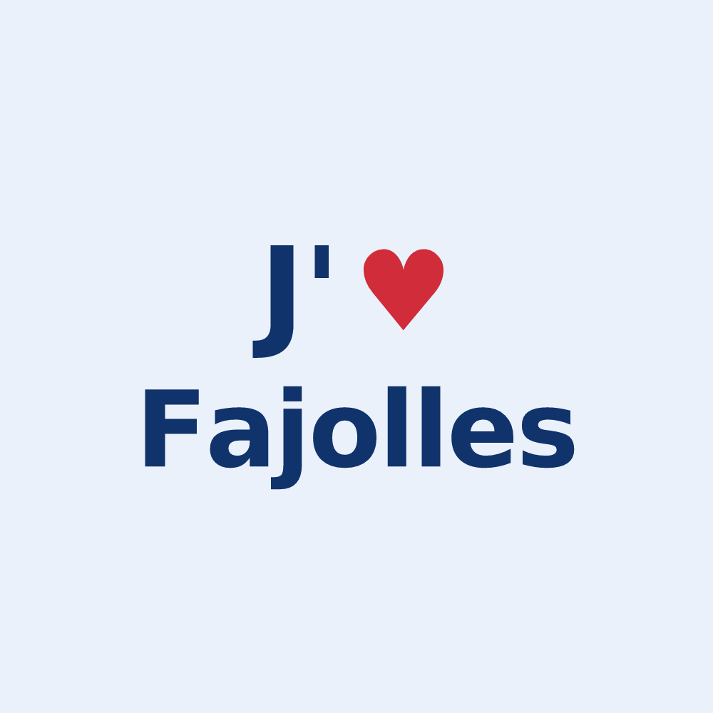 Sticker personnalisé Fajolles — design J'aime Fajolles