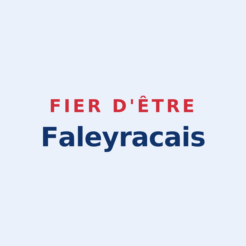Sticker « Fier d'être Faleyracais » — design pour Faleyras