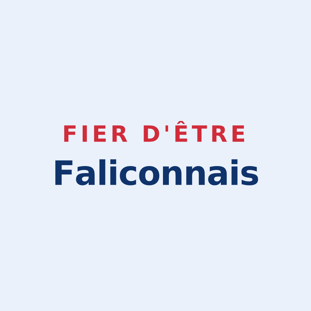 Sticker « Fier d'être Faliconnais » — design pour Falicon