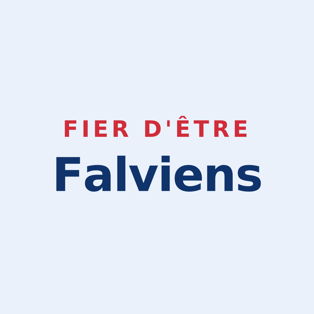 Sticker « Fier d'être Falviens » — design pour Falvy