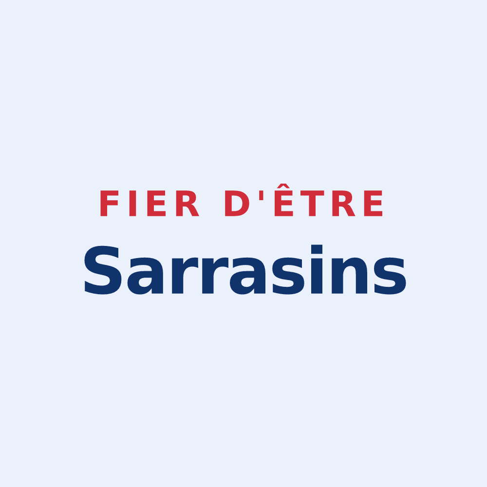 Sticker « Fier d'être Sarrasins » — design pour Famars