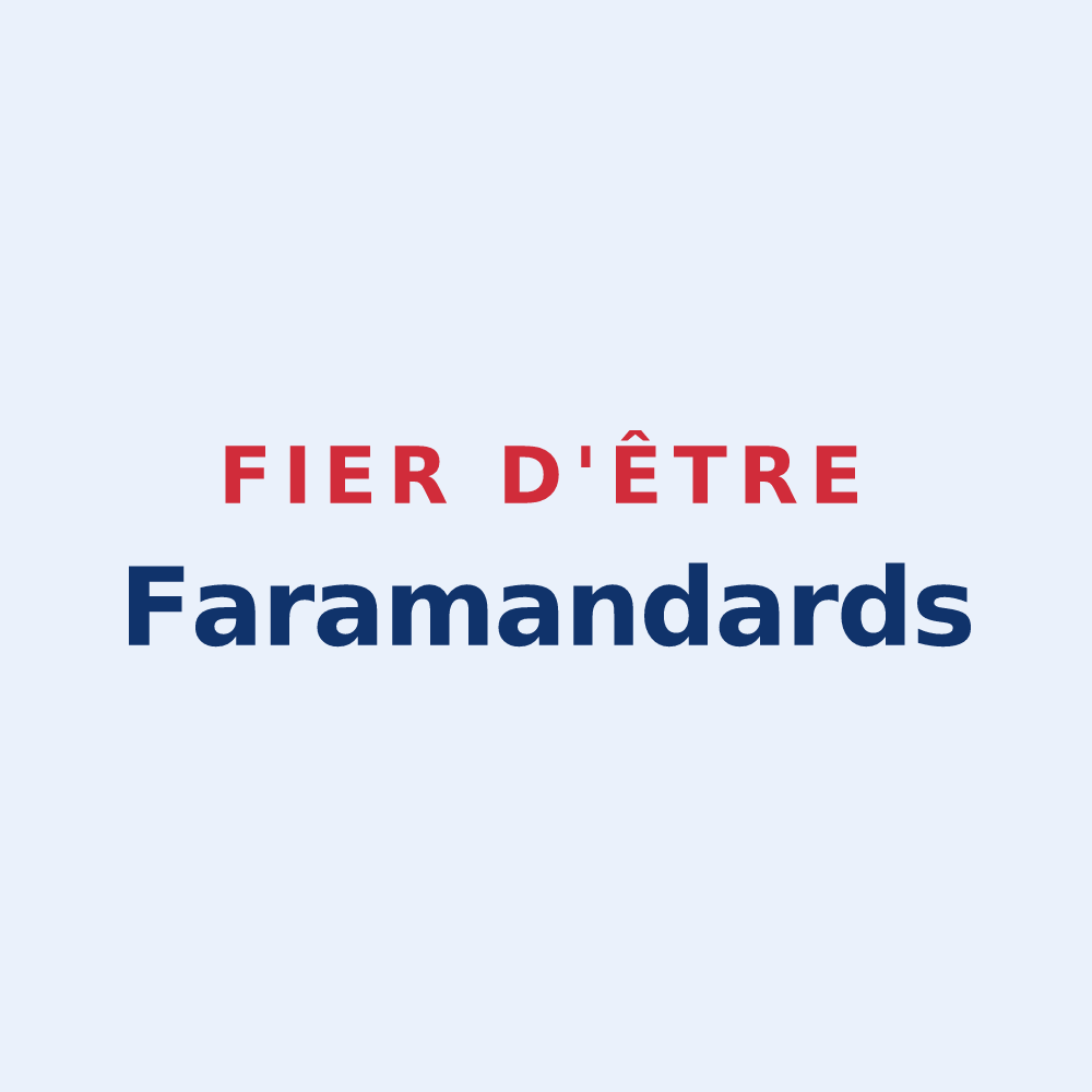 Sticker « Fier d'être Faramandards » — design pour Faramans