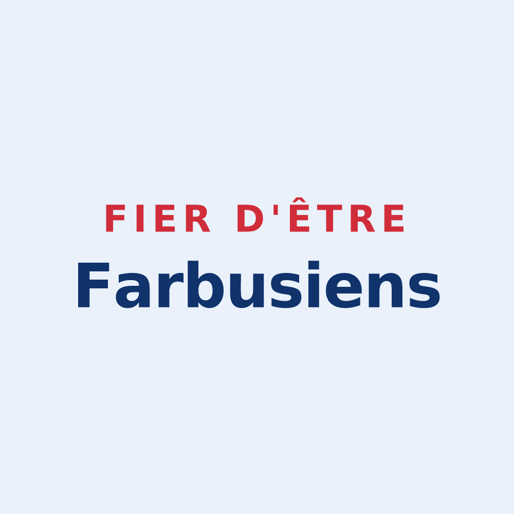 Sticker « Fier d'être Farbusiens » — design pour Farbus