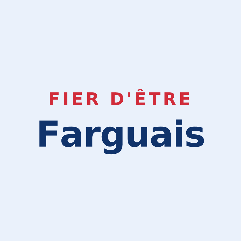 Sticker « Fier d'être Farguais » — design pour Fargues-sur-Ourbise
