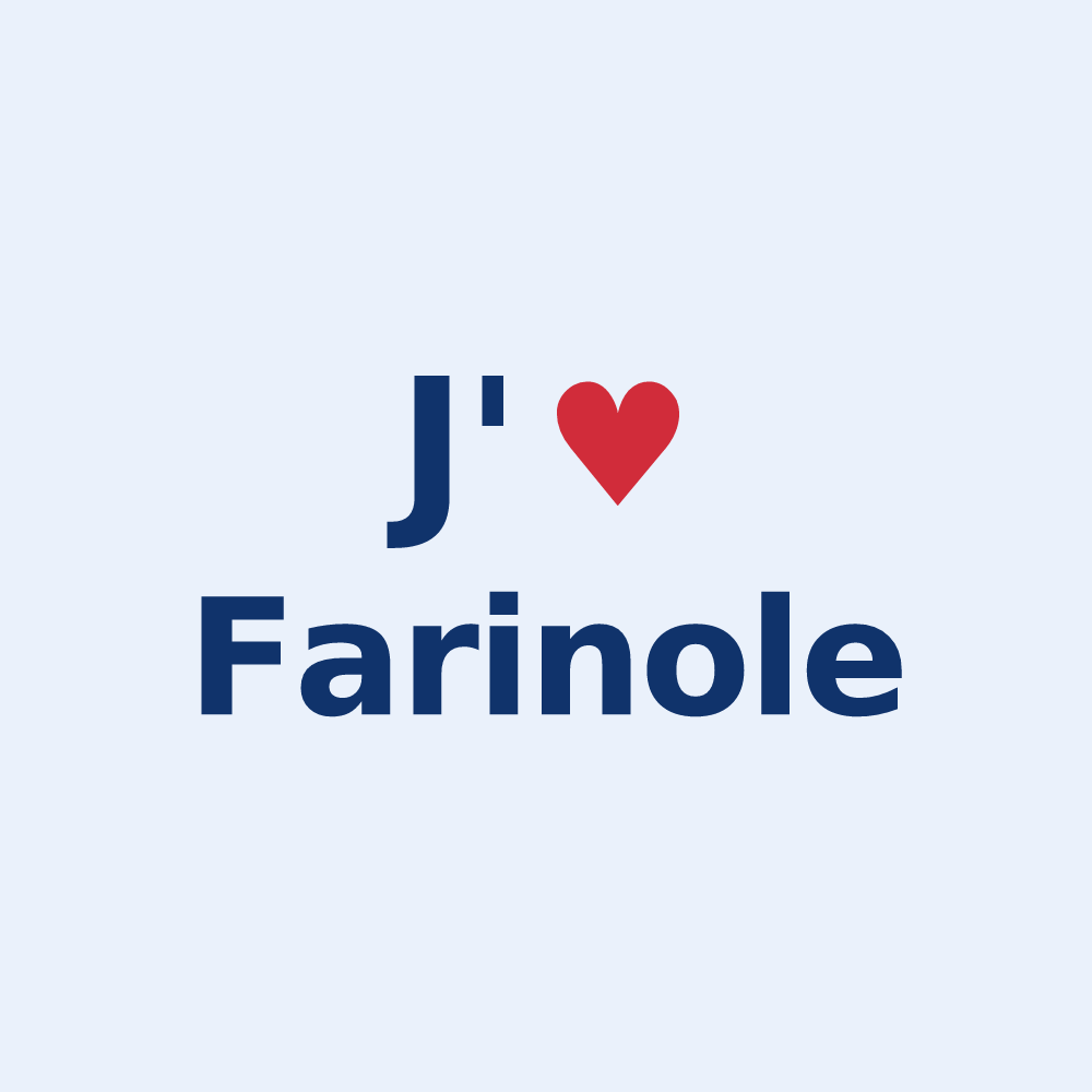 Sticker personnalisé Farinole — design J'aime Farinole