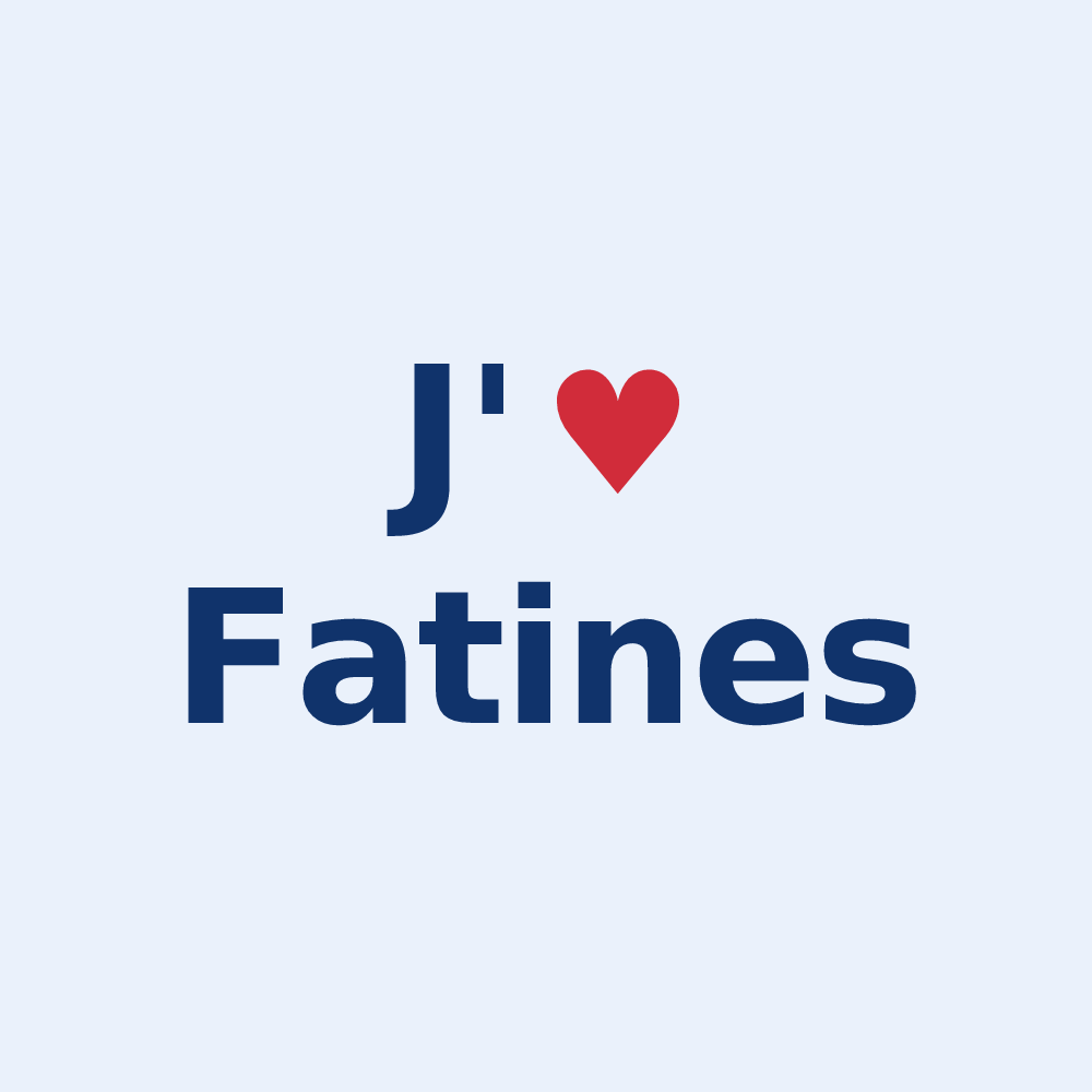 Sticker personnalisé Fatines — design J'aime Fatines