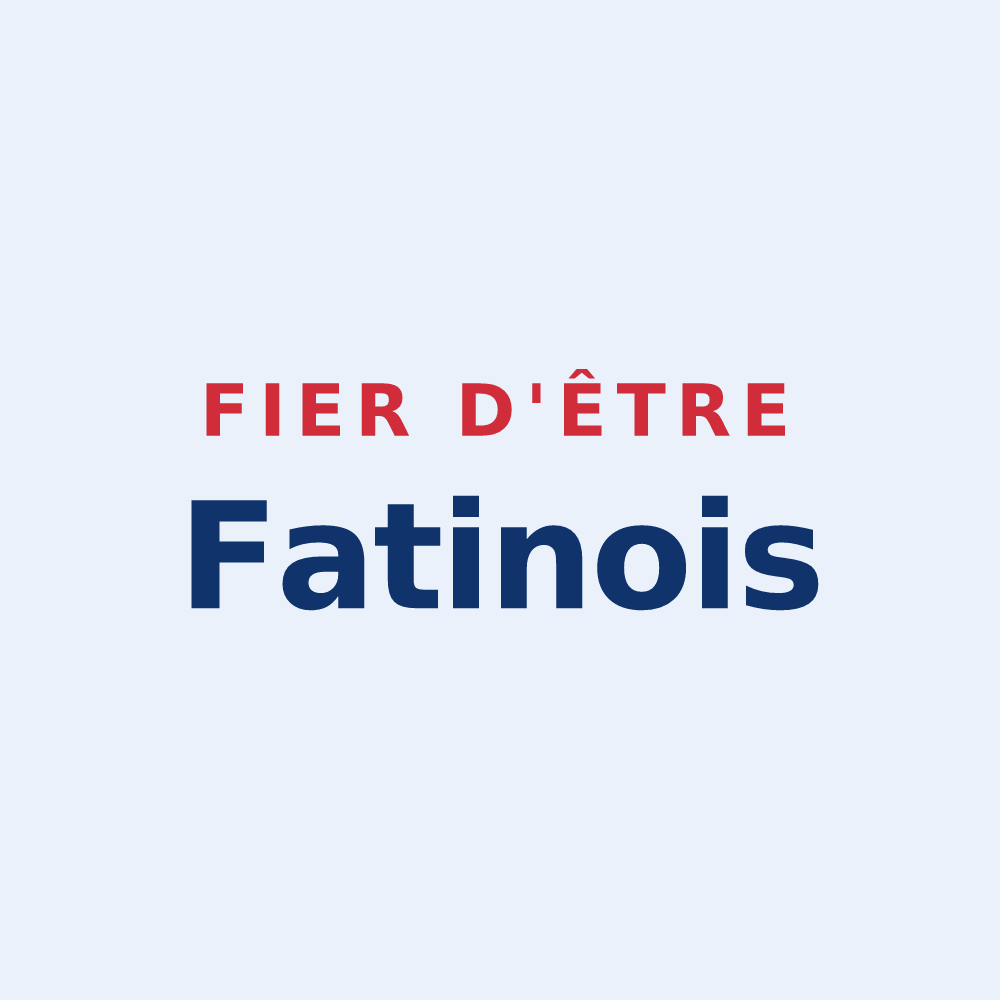 Sticker « Fier d'être Fatinois » — design pour Fatines