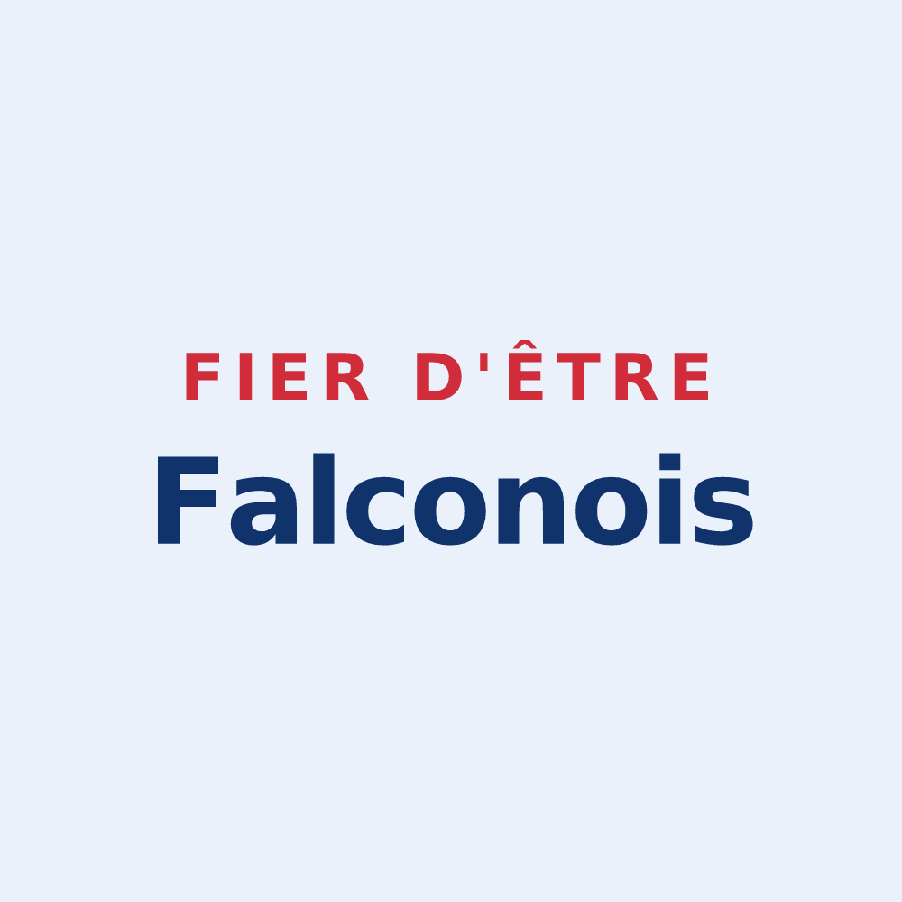 Sticker « Fier d'être Falconois » — design pour Faucompierre