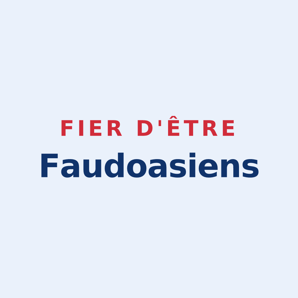 Sticker « Fier d'être Faudoasiens » — design pour Faudoas