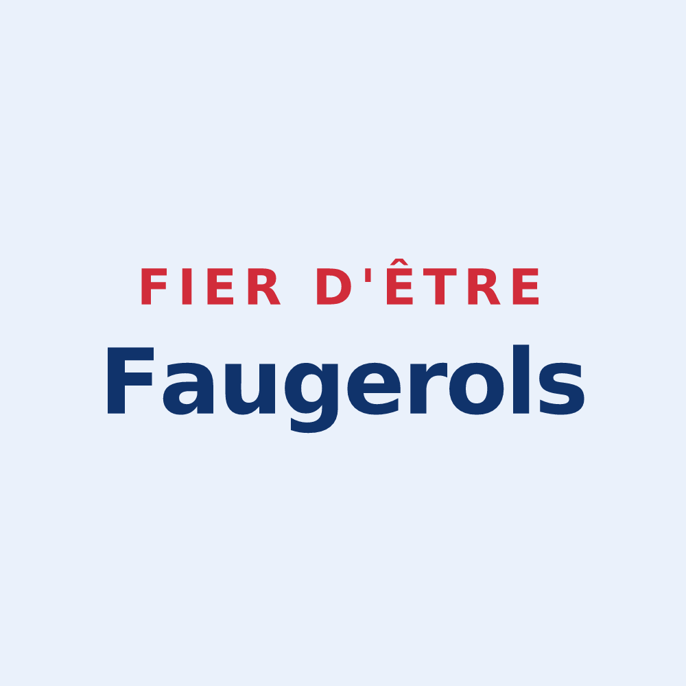 Sticker « Fier d'être Faugerols » — design pour Faugères