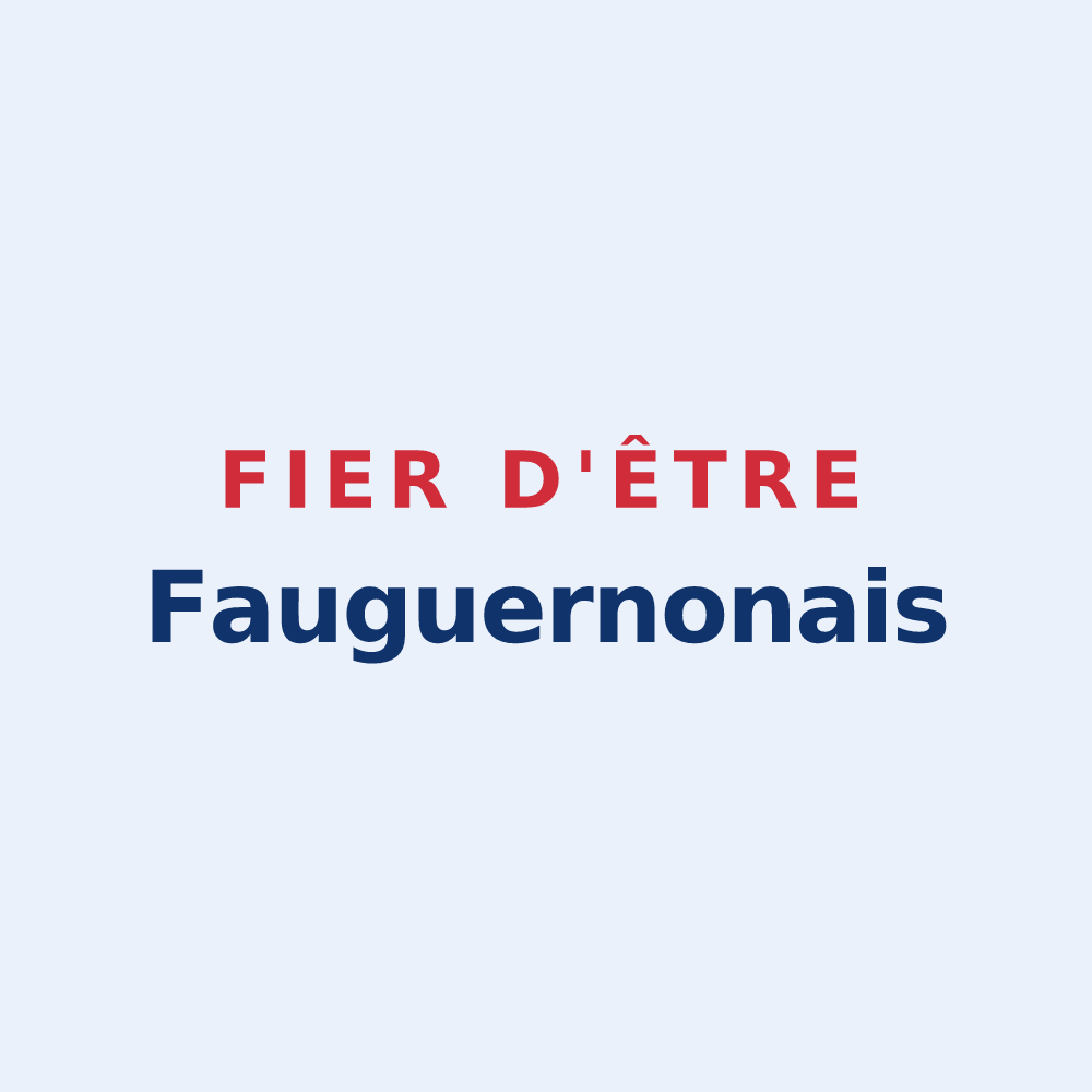 Sticker « Fier d'être Fauguernonais » — design pour Fauguernon