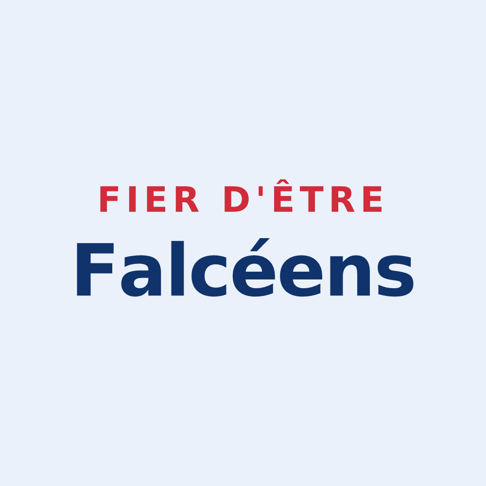 Sticker « Fier d'être Falcéens » — design pour Faulx