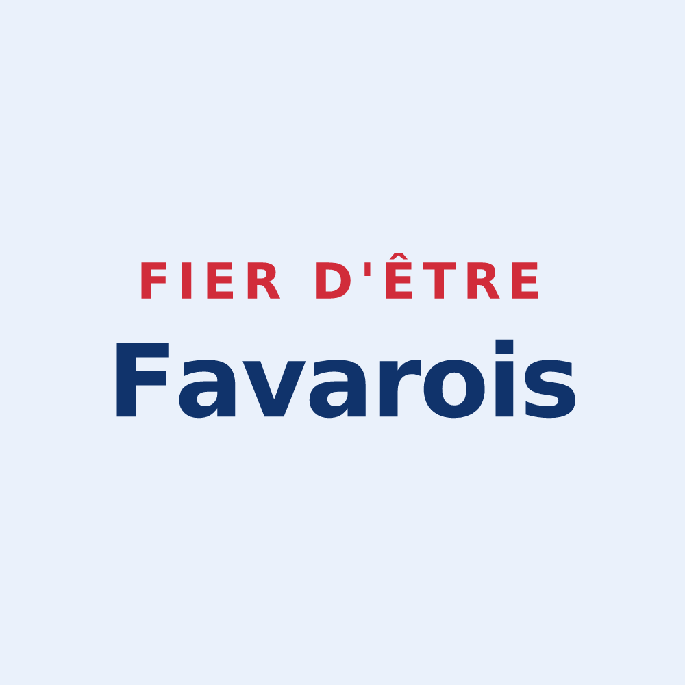 Sticker « Fier d'être Favarois » — design pour Favars