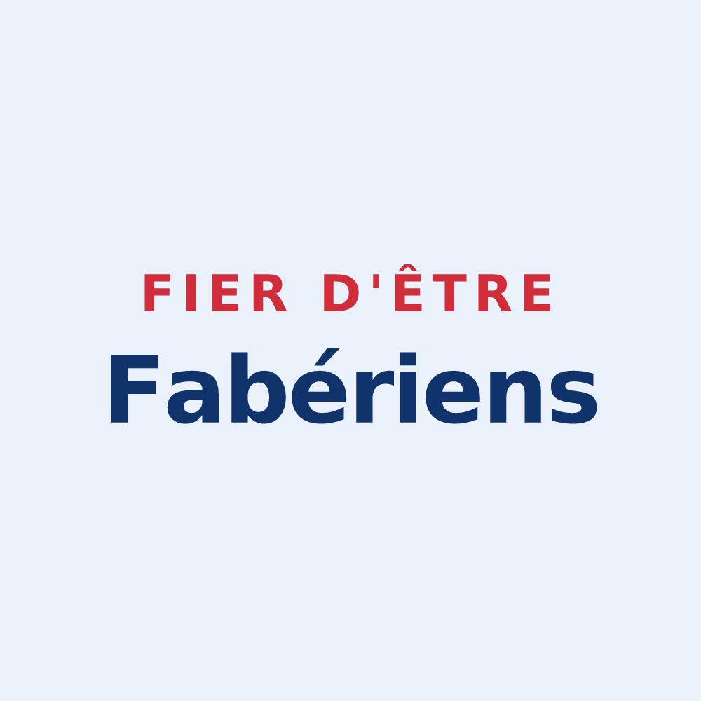 Sticker « Fier d'être Fabériens » — design pour Favières
