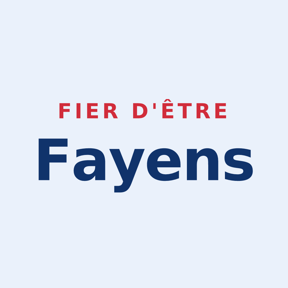 Sticker « Fier d'être Fayens » — design pour Fay-le-Clos