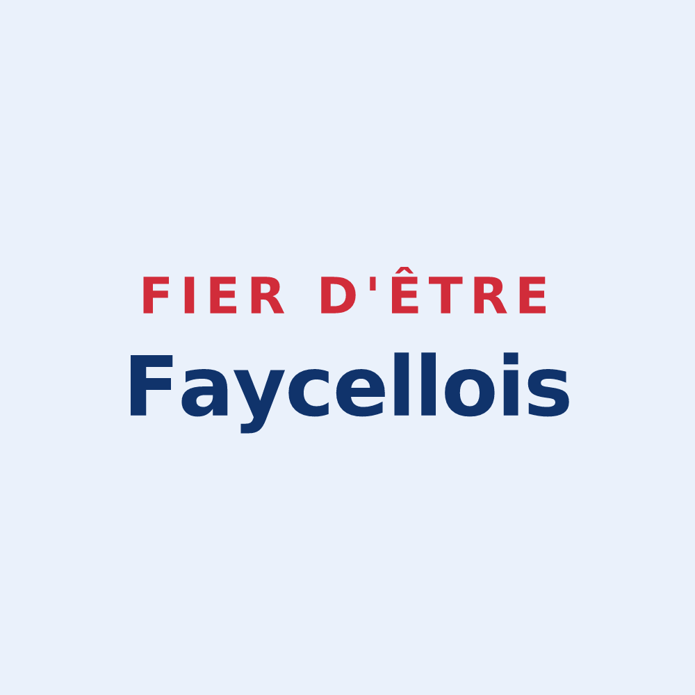 Sticker « Fier d'être Faycellois » — design pour Faycelles
