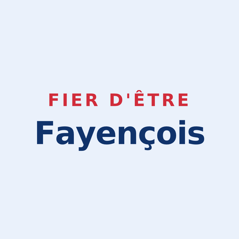 Sticker « Fier d'être Fayençois » — design pour Fayence