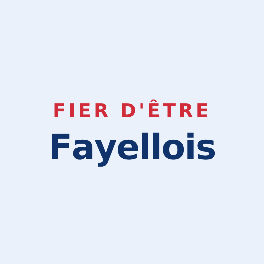 Sticker « Fier d'être Fayellois » — design pour Fayet
