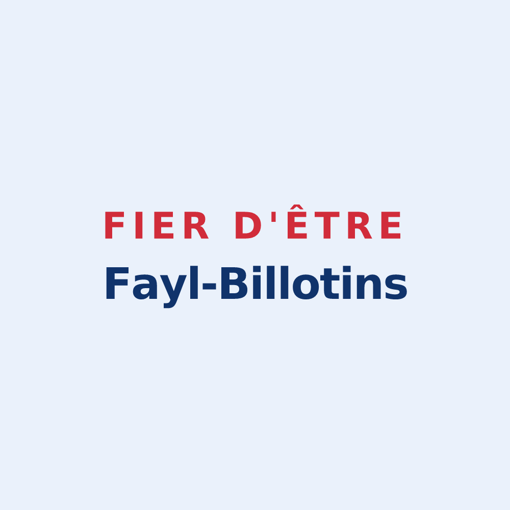 Sticker « Fier d'être Fayl-Billotins » — design pour Fayl-Billot