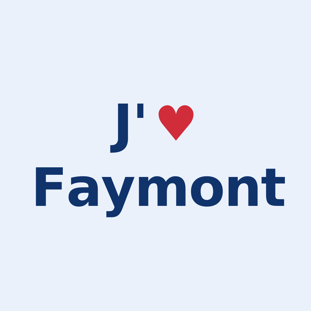 Sticker personnalisé Faymont — design J'aime Faymont
