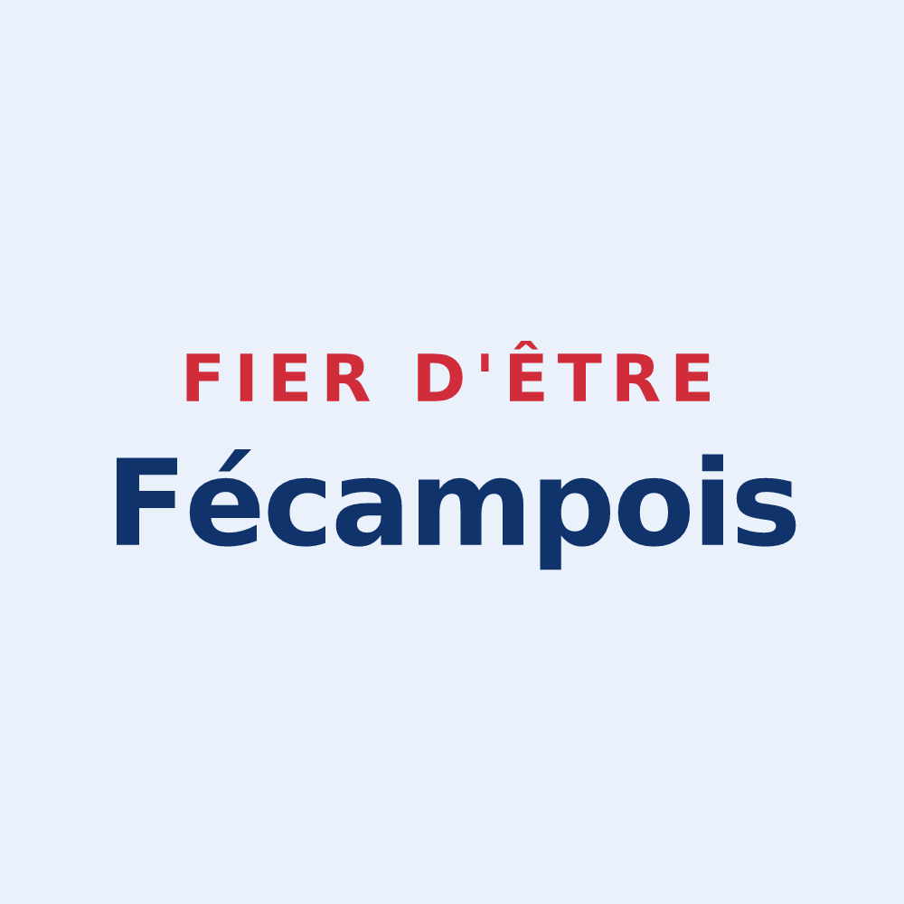 Sticker « Fier d'être Fécampois » — design pour Fécamp