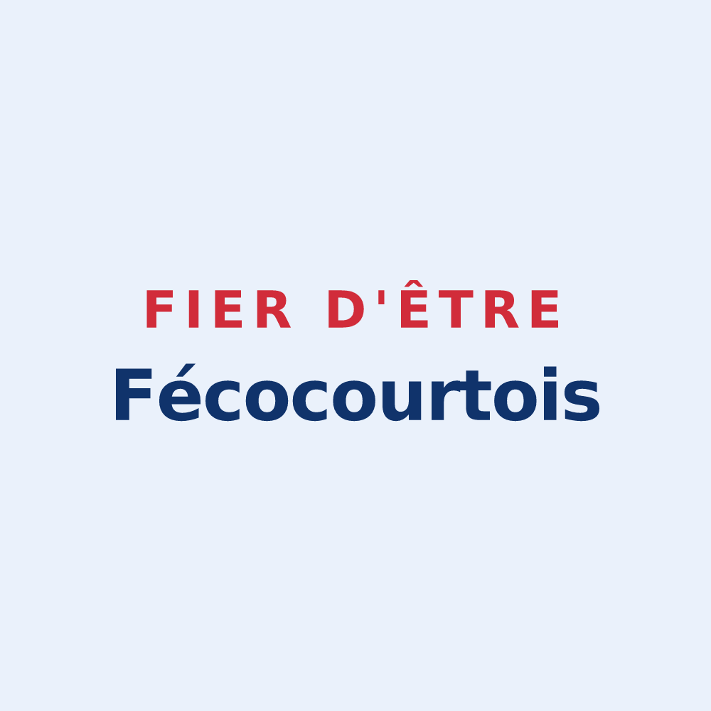 Sticker « Fier d'être Fécocourtois » — design pour Fécocourt