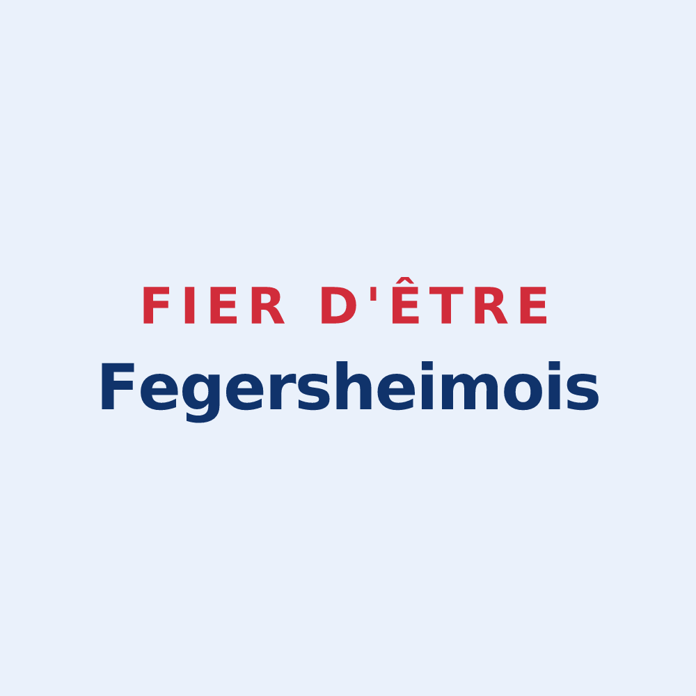 Sticker « Fier d'être Fegersheimois » — design pour Fegersheim