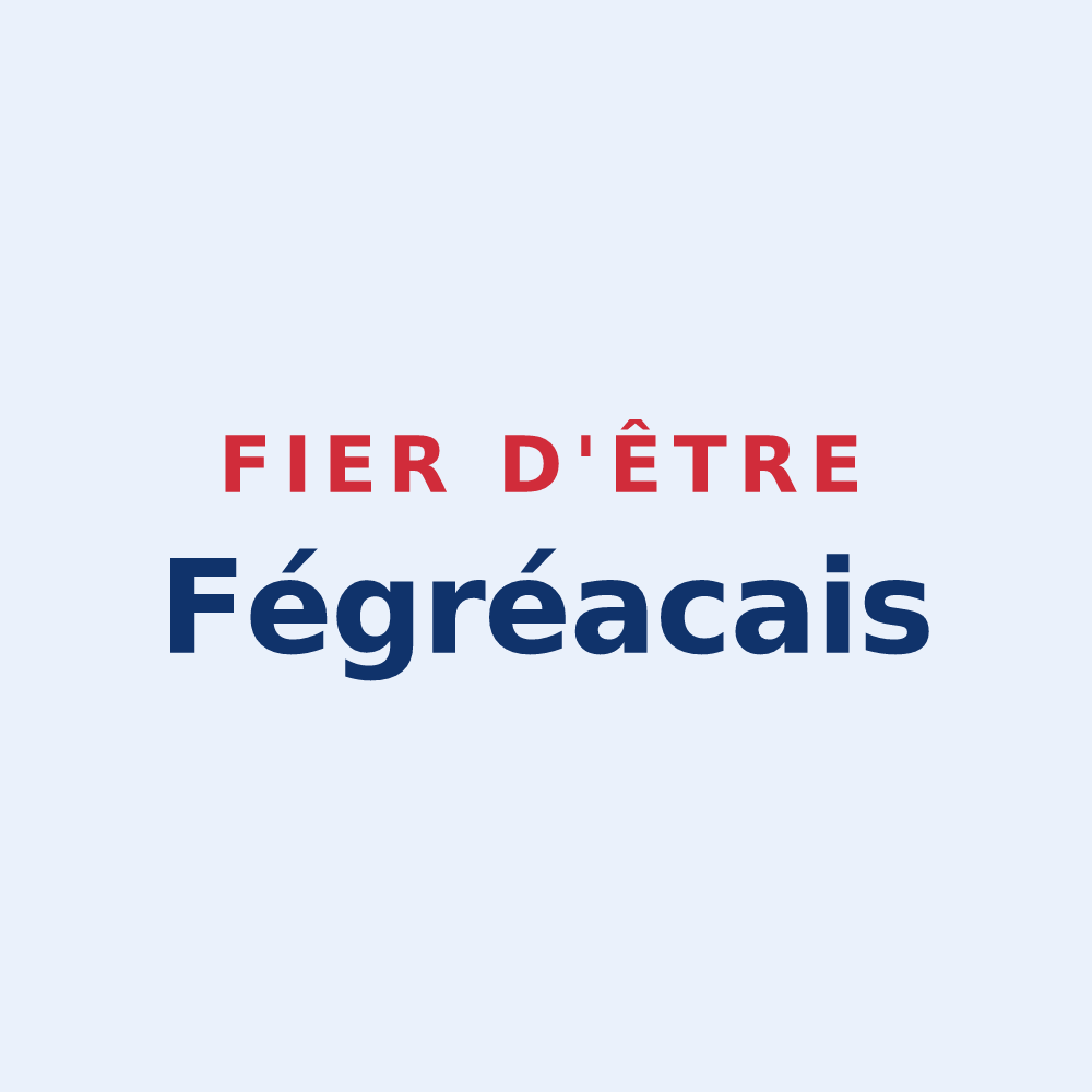 Sticker « Fier d'être Fégréacais » — design pour Fégréac