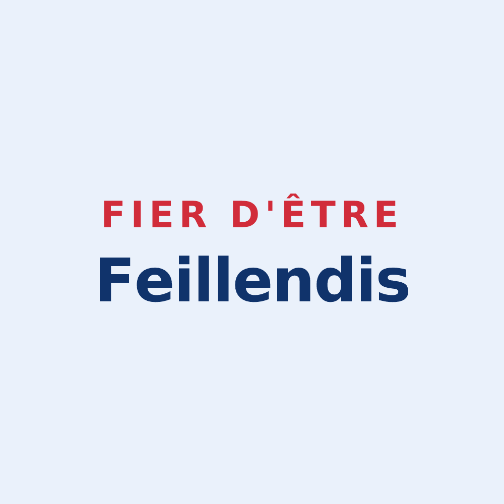 Sticker « Fier d'être Feillendis » — design pour Feillens