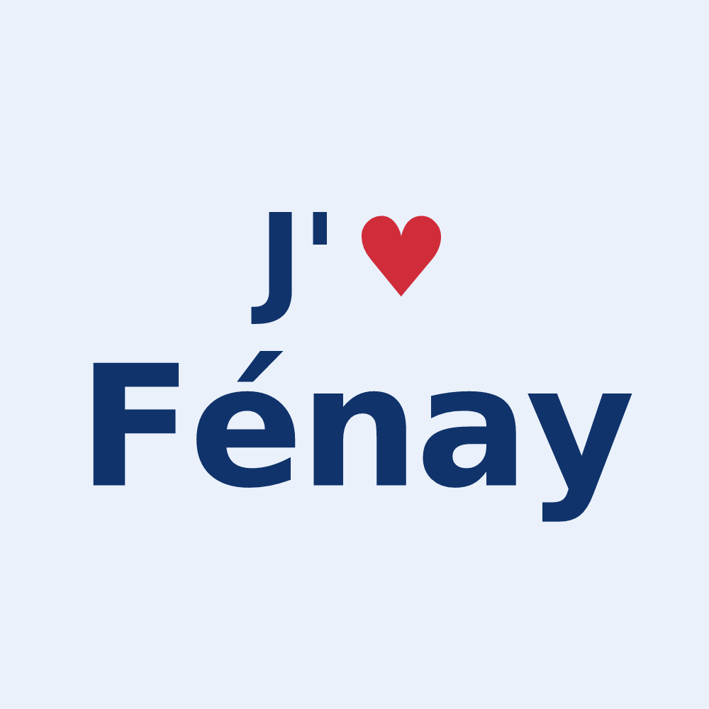 Sticker personnalisé Fénay — design J'aime Fénay
