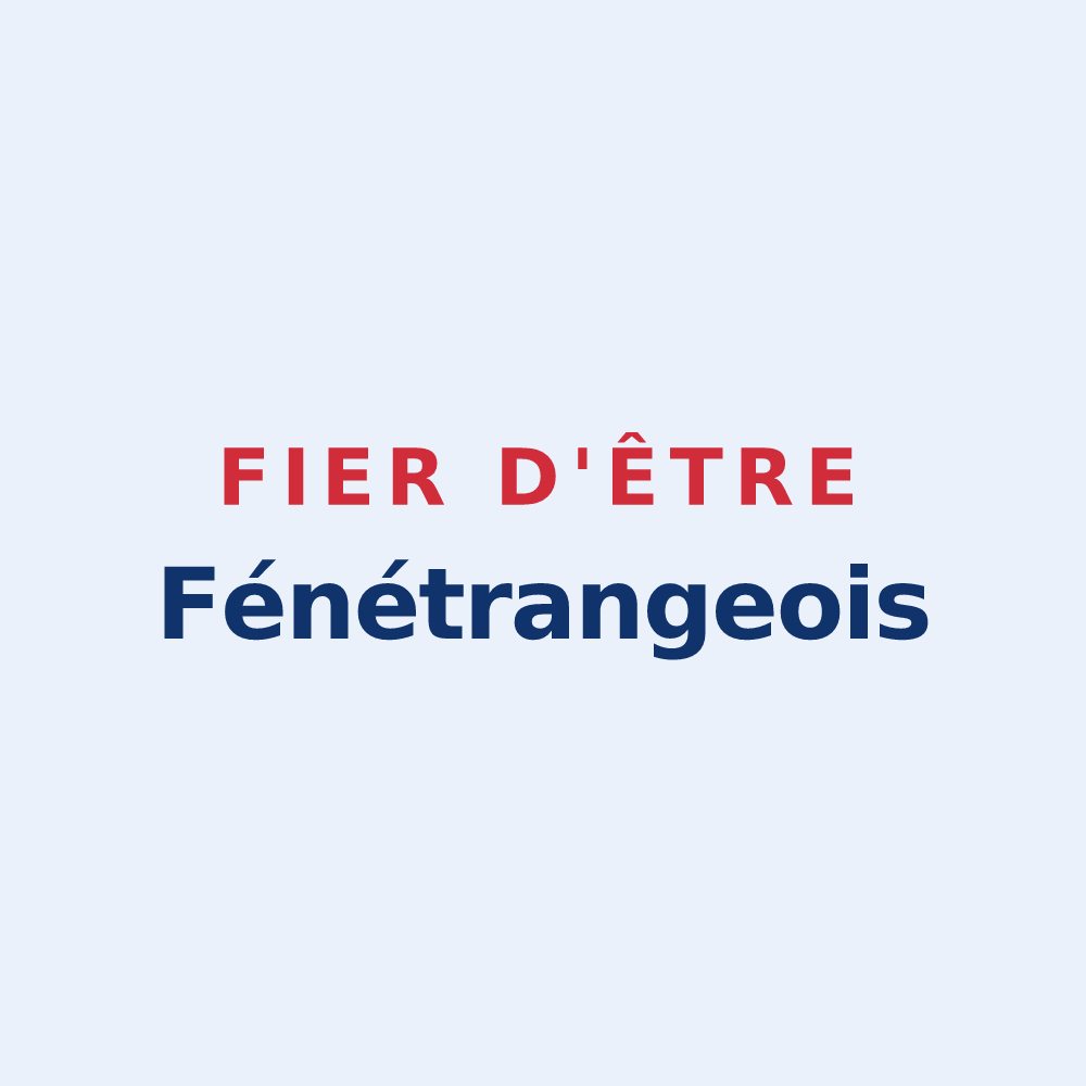 Sticker « Fier d'être Fénétrangeois » — design pour Fénétrange